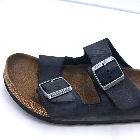 Birkenstock  Arizona Sfb Black Oil - Size 12 - Picture 13 of 14